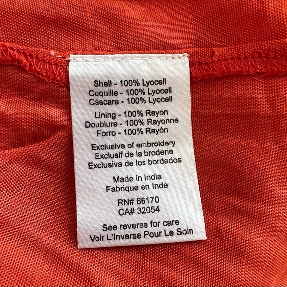 Anthropologie Tanvi Kedia patterned chiffon maxi dress 408 - Picture 11 of 12